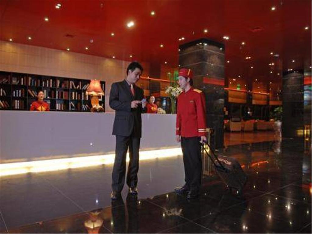 Gloria Plaza Hotel Kangqiao Şanghay İç mekan fotoğraf